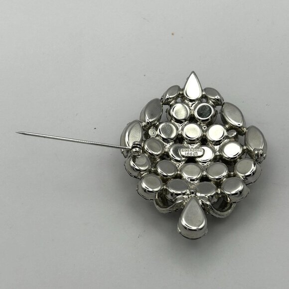 Eisenberg Ice Brooch/Pin Rhinestones Hollywood Glam Mid-Century Luxe - Picture 6 of 8
